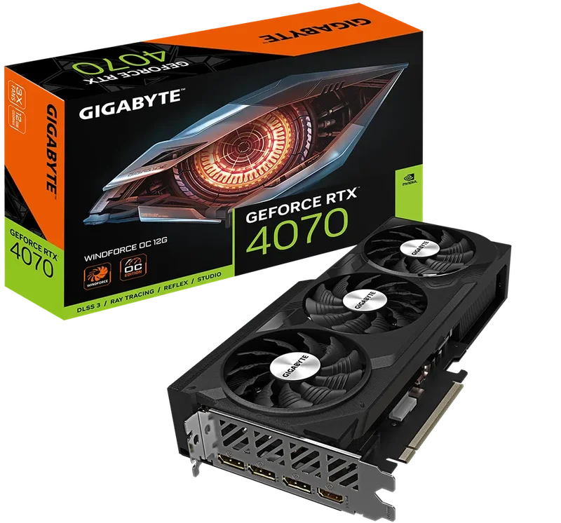 Gigabyte GeForce RTX™ 4070 WINDFORCE OC 12G - DLSS 3